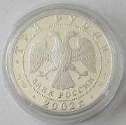 Russland 3 Rubel 2002 150 Jahre Neue Eremitage