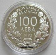 Bulgaria 100 Leva 1993 Olympics Lillehammer Bobsleigh Silver
