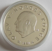 Norwegen 100 Kroner 1991 Olympia Lillehammer Eisschnelllauf