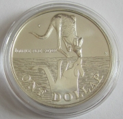 Australia 1 Dollar 1997 Kangaroo 1 Oz Silver