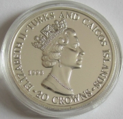 Turks & Caicos-Inseln 20 Crowns 1993 Olympia...