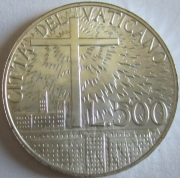 Vatikan 500 Lire 1991 100 Jahre Rerum Novarum