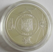 Romania 100 Lei 1999 100 Years Belgica Expedition Silver