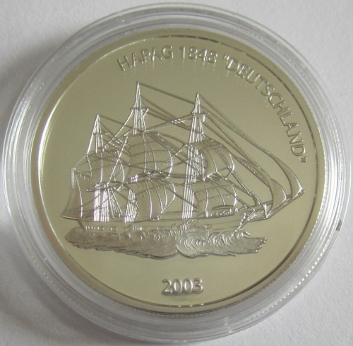 Liberia 10 Dollars 2003 Schiffe Hapag Deutschland