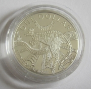 Australia 1 Dollar 2003 Kangaroo 1 Oz Silver Proof