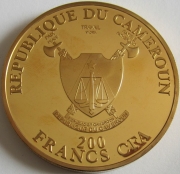 Cameroon 200 Francs 2013 Pope Emeritus Benedict XVI