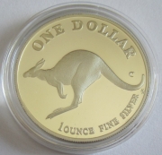 Australien 1 Dollar 1998 Kangaroo PP (lose)