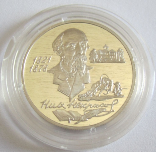 Russland 2 Rubel 1996 Nikolay Nekrasov