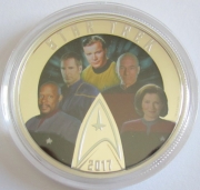 Canada 30 Dollars 2017 Star Trek Five Captains 2 Oz Silver