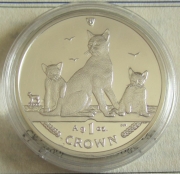 Isle of Man 1 Crown 2016 Cats Havana-Katze