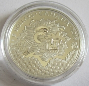 Canada 8 Dollars 2018 Dragon Luck 1/4 Oz Silver