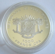Elfenbeinküste 1000 Francs 2006 Schiffe Astrolabe