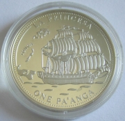 Tonga 1 Paanga 1993 Ships La Princesa Silver