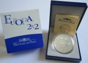 France 1.50 Euro 2002 Europa Monetary Union Silver