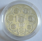 France 1.50 Euro 2002 Europa Monetary Union Silver