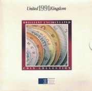 United Kingdom Coin Set 1991