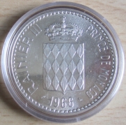 Monaco 10 Francs 1966 100 Jahre Monte Carlo