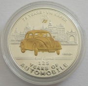 Palau 5 Dollars 2013 125 Years Automobile VW Käfer...
