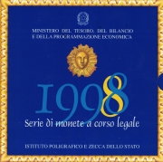 Italy Coin Set 1998