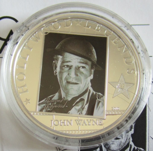 Cook-Inseln 5 Dollars 2010 Hollywood Legends John Wayne