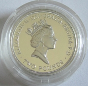 United Kingdom 2 Pounds 1986 Commonwealth Games in Edinburgh Silver Proof
