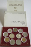 Italy Proof Coin Set 1986 Donatello