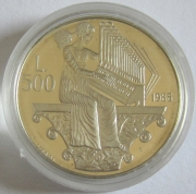 San Marino 500 + 1000 Lire 1985 Johann Sebastian Bach BU