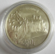 Luxembourg 250 Francs 1963 1000 Years County Silver