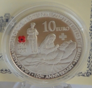 Malta 10 Euro 2014 100 Years World War I Silver
