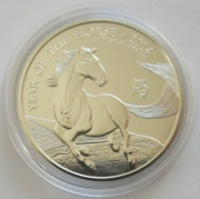 United Kingdom 2 Pounds 2014 Lunar Horse 1 Oz Silver