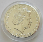 Großbritannien 2 Pounds 2014 Lunar Pferd