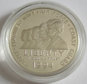USA 1 Dollar 1994 Women in Military Service for America Memorial PP (lose)