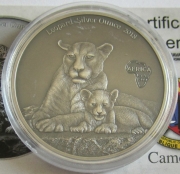 Cameroon 1000 Francs 2018 Wildlife Leopard 1 Oz Silver