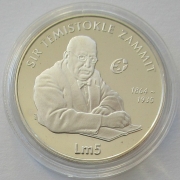 Malta 5 Liri 2006 Europastern Themistokle Zammit