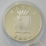 Malta 5 Liri 2006 Eurostar Themistokle Zammit Silver