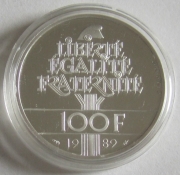 Frankreich 100 Francs 1989 200 Jahre Revolution Menschenrechte PP