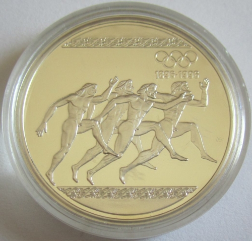 Griechenland 1000 Drachmes 1996 100 Jahre Olympia Sprint
