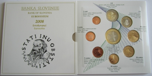 Slovenia Proof Coin Set 2008
