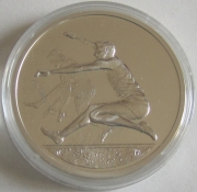 Greece 10 Euro 2004 Olympics Athens Long Jump 1 Oz Silver