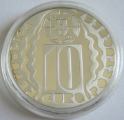 Portugal 10 Euro 2004 Olympics Athens Silver Proof