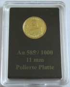 Nauru 1/2 Dollar 2018 Henry the Lion Gold