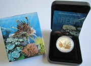 Australia 50 Cents 2009 Sea Life Lionfish 1/2 Oz Silver