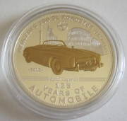 Palau 5 Dollars 2012 125 Years Automobile Mercedes 300 SL...