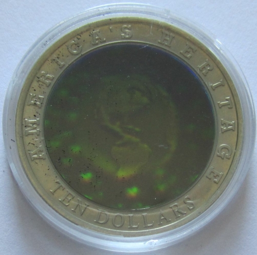 Liberia 10 Dollars 2002 American Heritage America