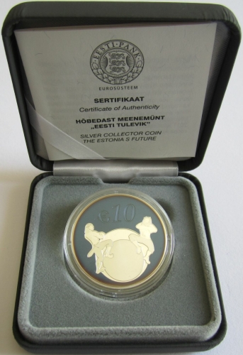 Estonia 10 Euro 2011 Euro Introduction Silver