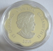 Canada 15 Dollars 2016 Lunar Monkey Lotus Silver