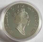 Canada 15 Dollars 2003 Lunar Goat 1 Oz Silver