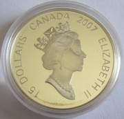 Kanada 15 Dollars 2007 Lunar Schwein