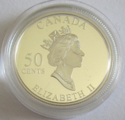 Canada 50 Cents 2001 Festivals Quebec Silver