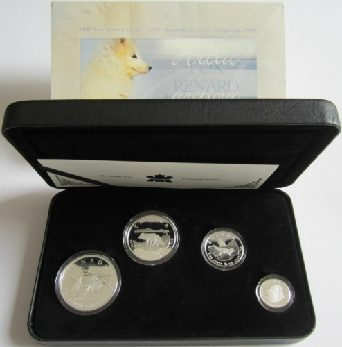 Kanada 2 + 3 + 4 + 5 Dollars 2004 Polarfuchs